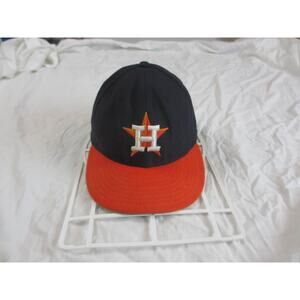 Houston Astros Hat Cap Men's Fitted Size 7 New Era MLB Baseball Hat/Cap
